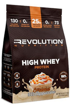Revolution Nutrition, High Whey, Polvo de proteína 6LB, Aislado de proteína de suero, Sin gluten, Masa muscular magra para hombres y mujeres, 25g de proteína por cucharada, 2.7kg, 73 porciones (pastel